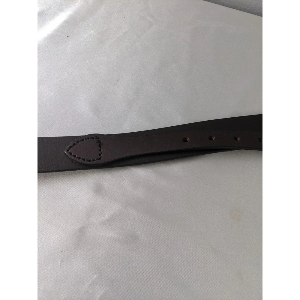 Filson 206 Ranger Belt Brown Bridle Leather Brass Mens Sz 30 Made in USA Rare